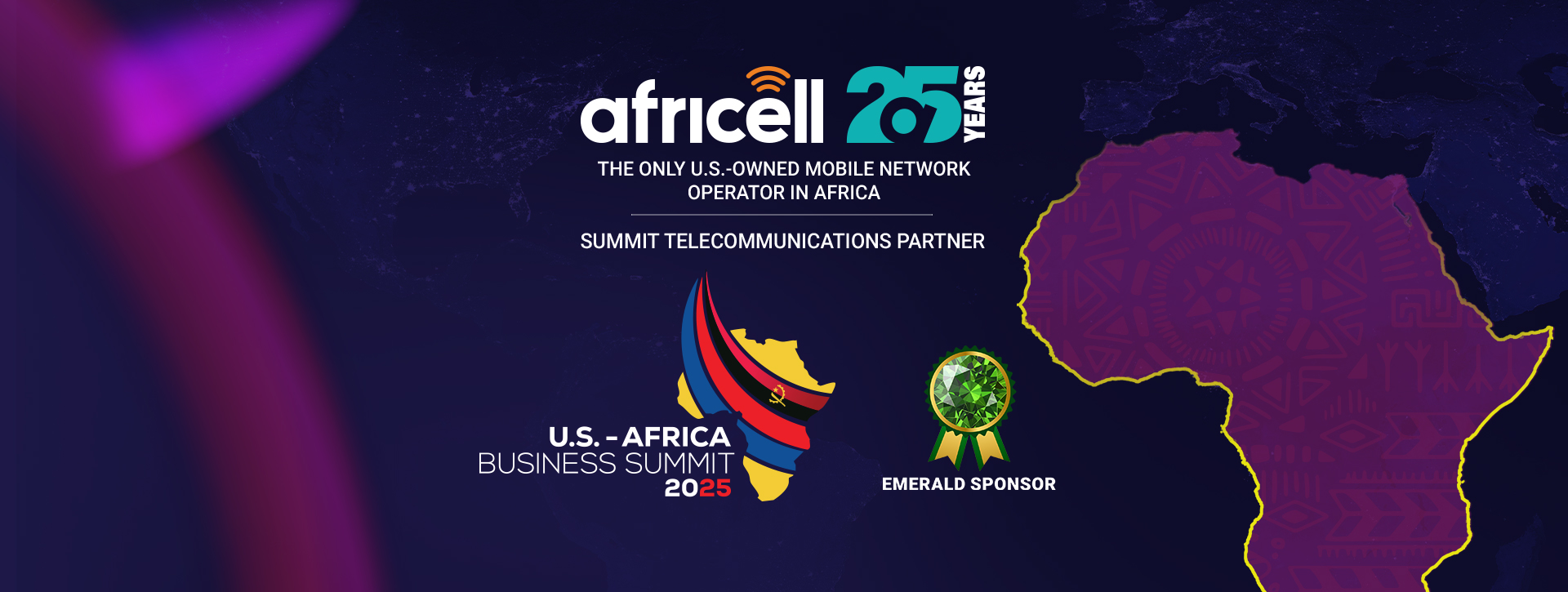 Africell named telecommunications partner for 2025 U.S.-Africa Business Summit